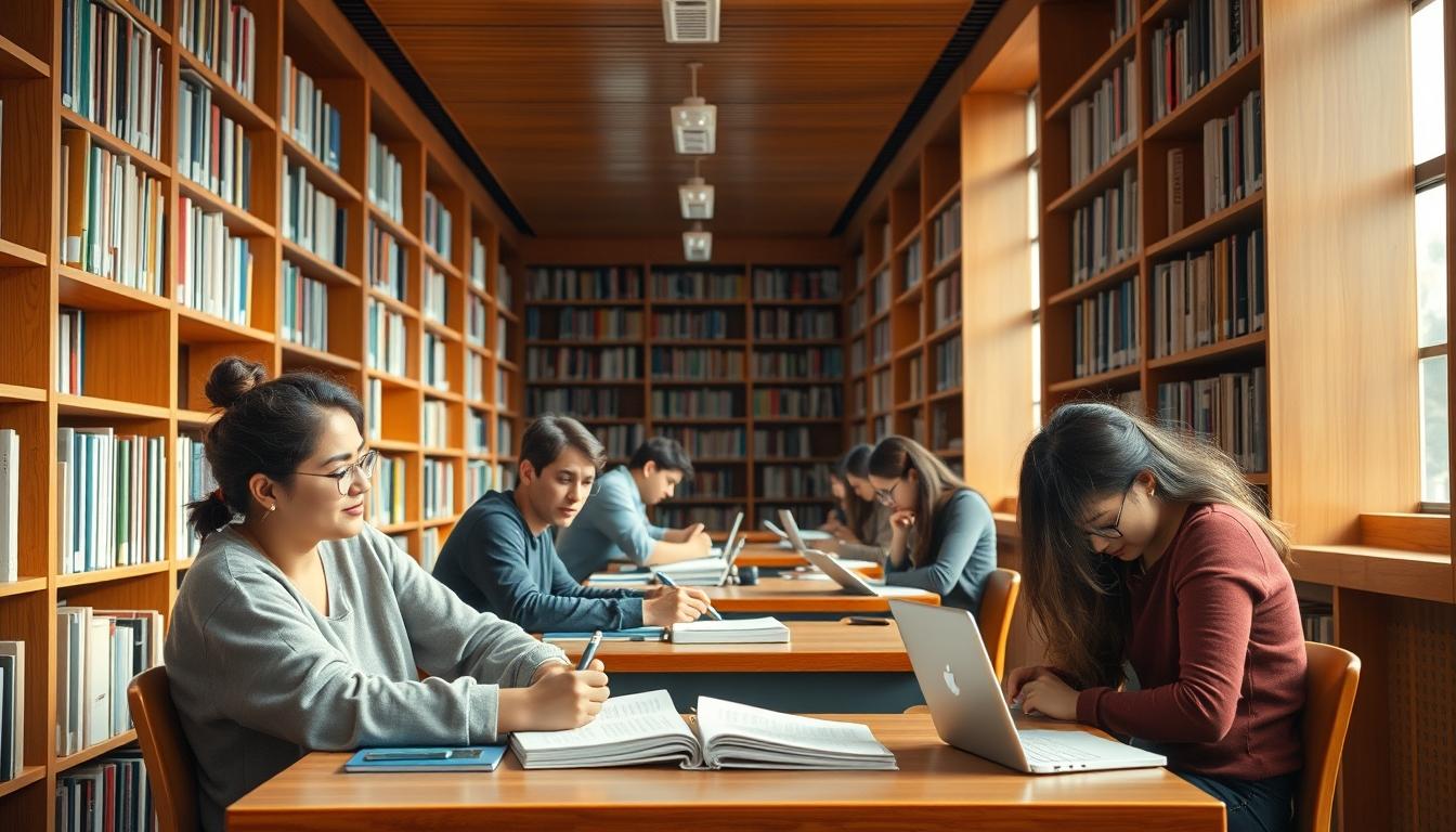 University campus and academic environment in Amsterdam